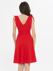 Feeling Good Red Short Sleeveless Dress