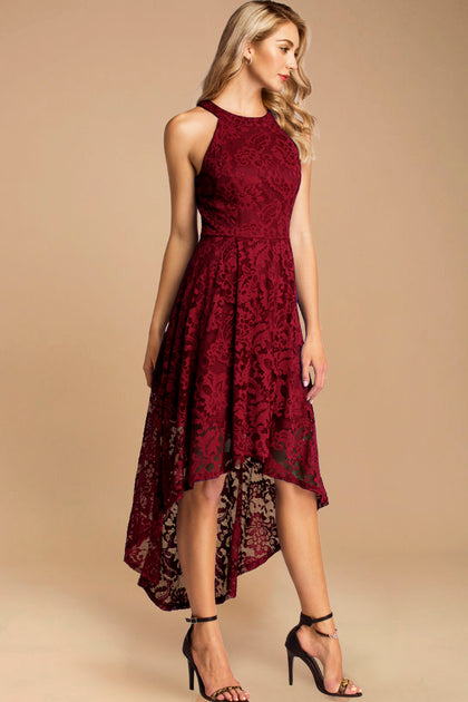 white christmas dresses A.L.C. Women's Eden Lace Mini Dress in Slate Blue, Size 8 main image 0