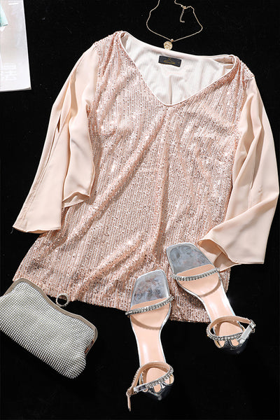 Dressystar Sparkly Sequin Tops for Women