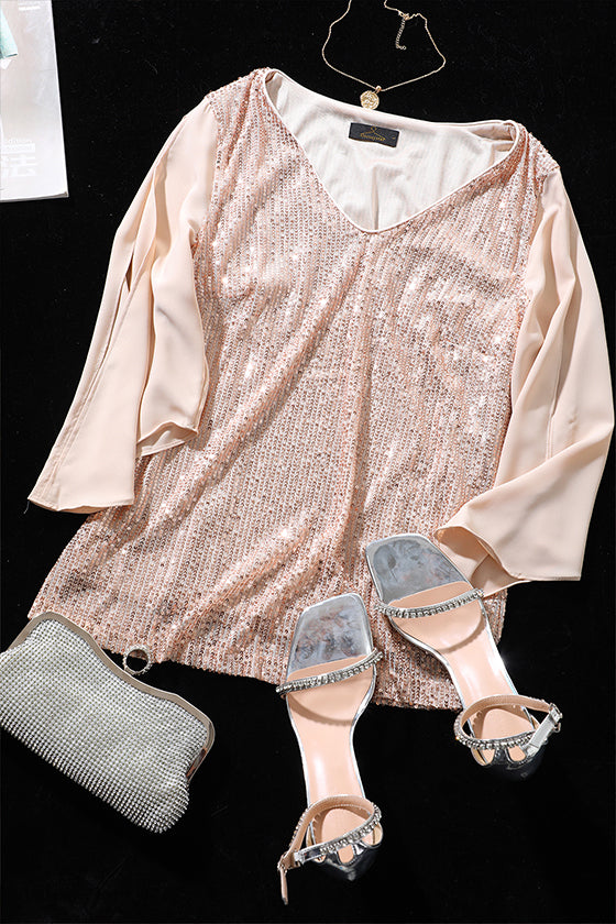 Dressystar Sparkly Sequin Tops for Women