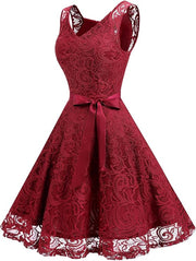 Dressystar Women's Lace Cocktail Dress Swing Bridesmaid  Formal Party Dress