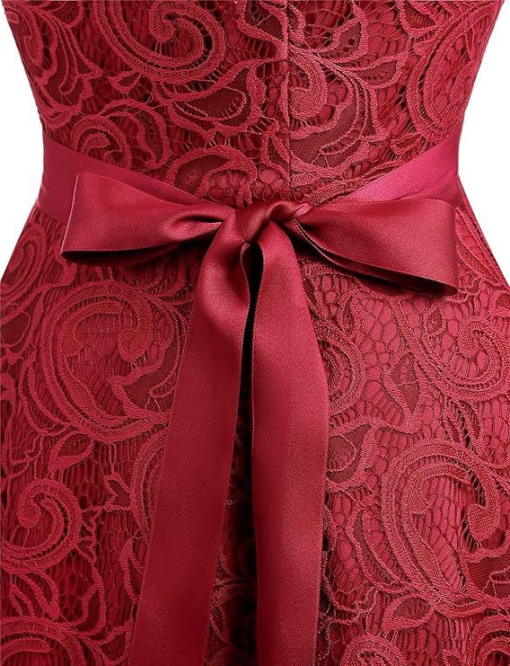 Dressystar Women's Lace Cocktail Dress Swing Bridesmaid  Formal Party Dress