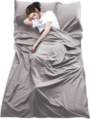 Sleeping Bag Liner, Portable Sleep Sack Lightweight Dirt-Proof Hotel Sheet for Adult