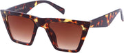 Sunglasses Retro Cateye Sunglasses for Women Men Square Frame