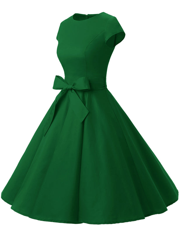 Army Green 1950s Vintage Dress Cap Sleeve Dressystar Army Green 1950s Vintage Dress Cap Sleeve Dressystar