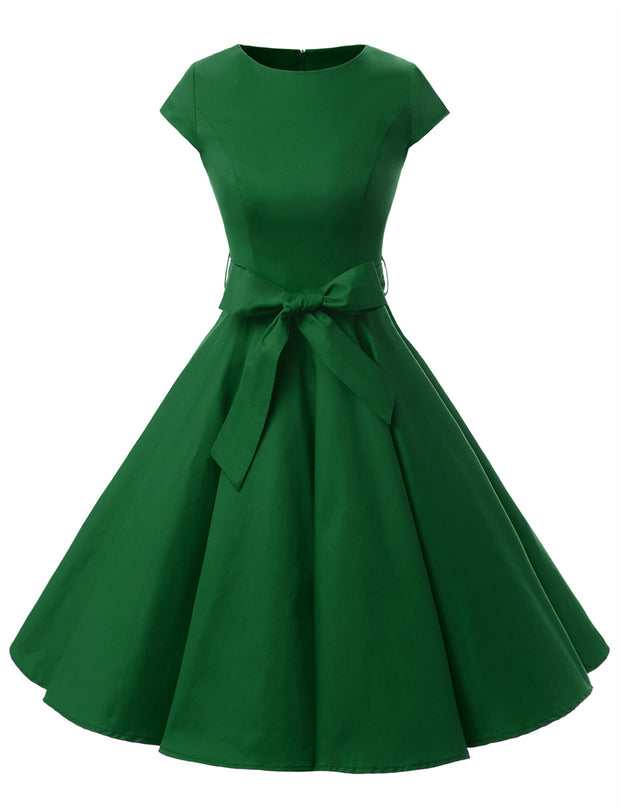 Army Green 1950s Vintage Dress Cap Sleeve Dressystar Army Green 1950s Vintage Dress Cap Sleeve Dressystar