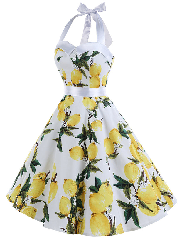 Lemon Retro 50's 60's Vintage Dress