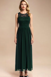 Dressystar women sleeveless maxi formal dress 0046 darkgreen front